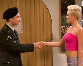 Looking Hot in Two and a Half Men Behind The Scenes Interview HiDef 720p!