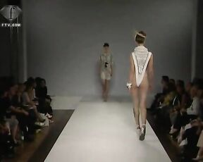 Nude on Fashion Runway!