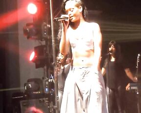 See-Through to Breasts at Stockholm and Toronto Concerts HiDef 720p!