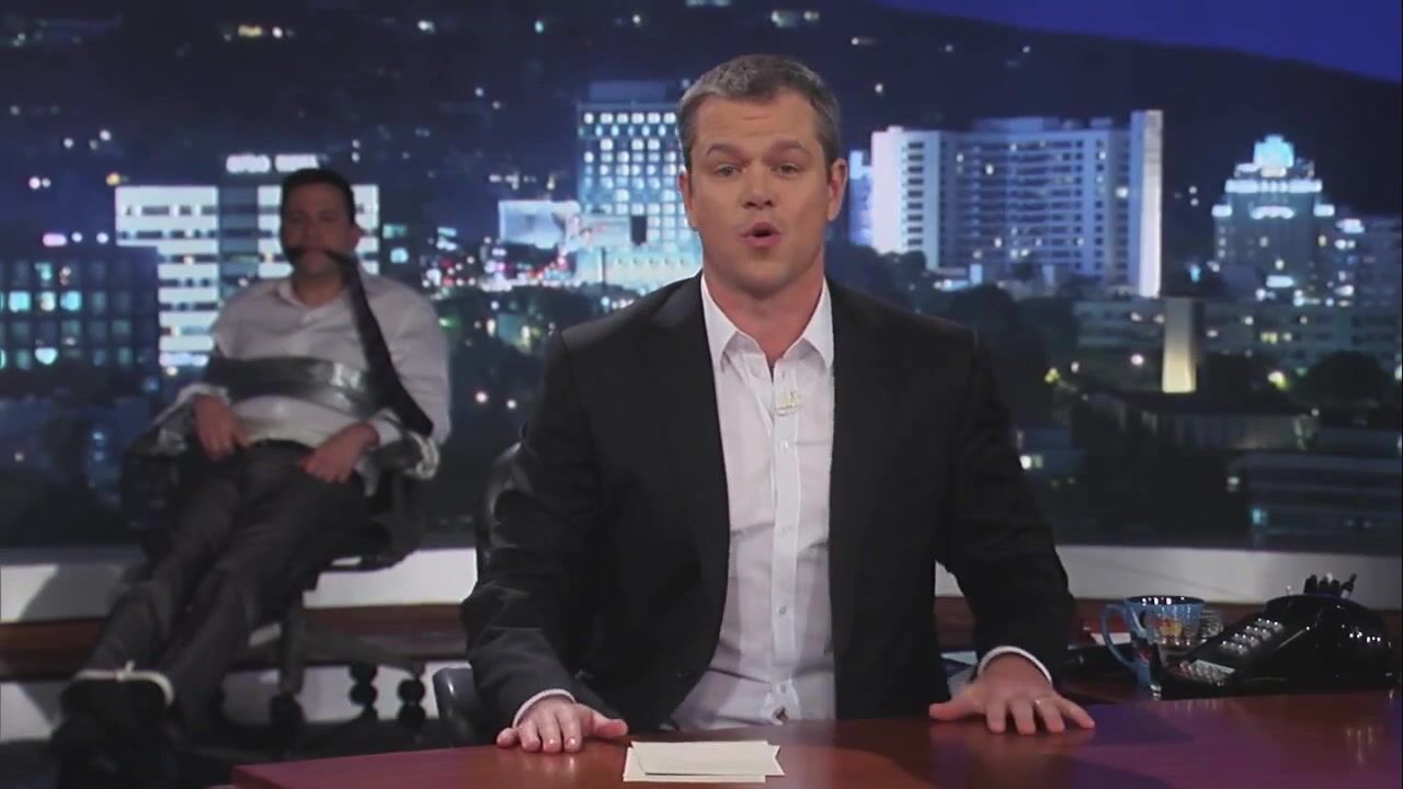 gives Jimmy Kimmel Lapdance!