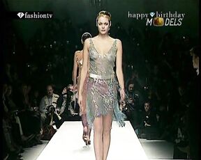 Nude on the catwalk!