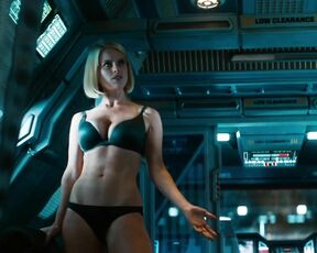 in Bikini in Star Trek Into Darkness HiDef 1080p!