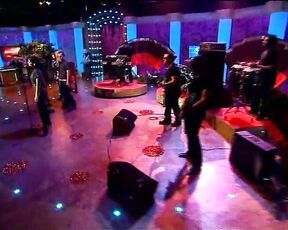 in short skirt on the Paul OGrady Show!