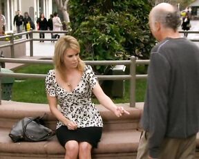 Cleavage on Curb Your Enthusiasm!