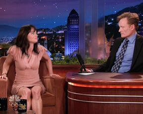 Upskirt Panty Shot on Tonight Show w Conan OBrien!