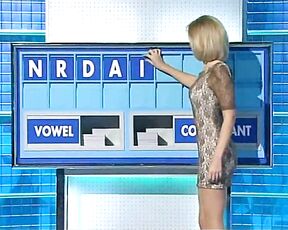 in very short dress on Countdown!