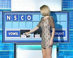 in very short dress on Countdown!