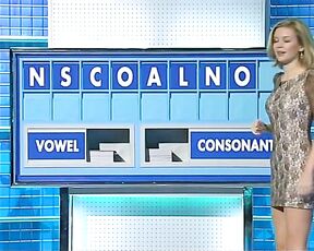 in very short dress on Countdown!