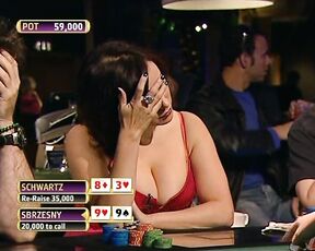 Big Cleavage on Party Poker Wold Open V!