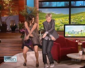 dancing in high heels on Ellen!