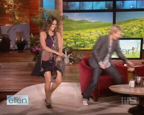 dancing in high heels on Ellen!