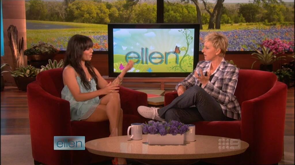 Very Leggy on the Ellen show!