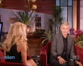 incredible high heel close up on Ellen!