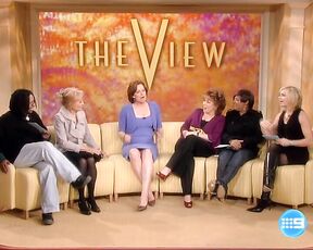 kicking up her heels on The View!