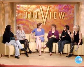 kicking up her heels on The View!