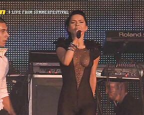 in See Through suit and Nip Slip from Summerfestival 2010!