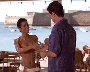 in Bikini and Cleavage in Die Another Day HiDef 1080p!