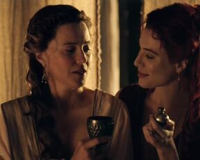 Lucy Lawless and Jamie Murray Nude Lesbianism and Straight Sex in Spartacus Gods Of the Arena e1 HiDef 1080p!