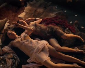 Lucy Lawless and Jamie Murray Nude Lesbianism and Straight Sex in Spartacus Gods Of the Arena e1 HiDef 1080p!