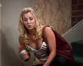 Cleavage on Big Bang Theory HiDef 1080p!