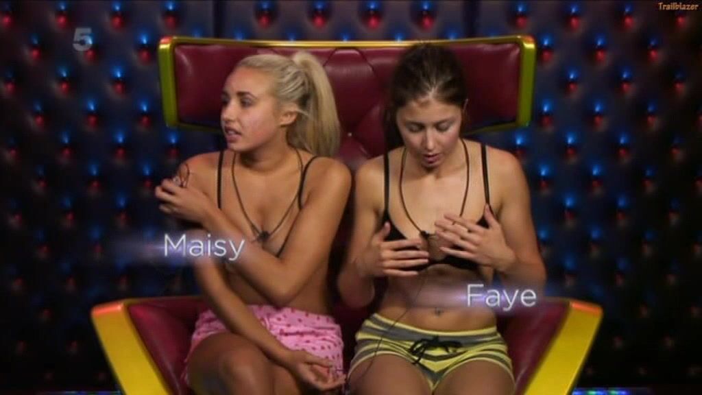 Faye Palmer and Maisy James Upskirt and Areola Slip on Big Brother 11!