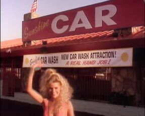 Topless Washing in Bikini Carwash Company!