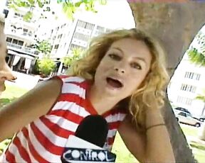 Paulina Rubio and Karla Martinez Doing A Interview In Bikinis!