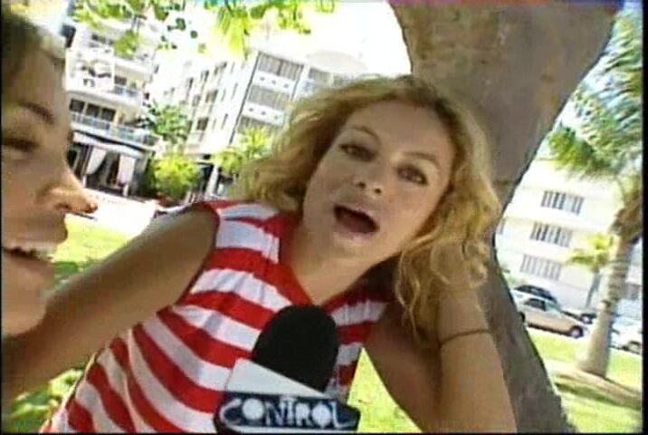 Paulina Rubio and Karla Martinez Doing A Interview In Bikinis!