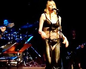 in Concert wearing assless leather chaps!