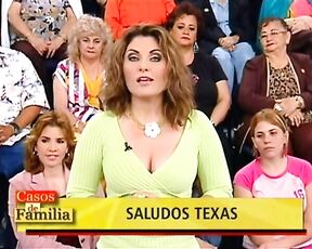 Big Cleavage Milf Latin Talkshow Host Highlights!