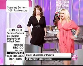 flashes panties on HSN!