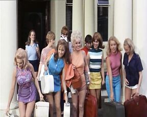 Valerie Leon and Barbara Windsor Topless, Nudity from Carry On Camping!