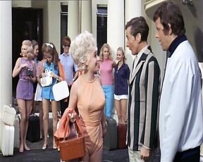 Valerie Leon and Barbara Windsor Topless, Nudity from Carry On Camping!