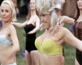 Valerie Leon and Barbara Windsor Topless, Nudity from Carry On Camping!