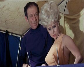 Valerie Leon and Barbara Windsor Topless, Nudity from Carry On Camping!