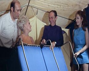 Valerie Leon and Barbara Windsor Topless, Nudity from Carry On Camping!