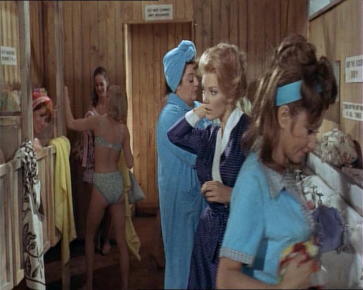 Valerie Leon and Barbara Windsor Topless, Nudity from Carry On Camping!