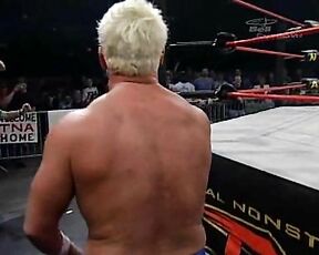 Miss Traci Brooks (TNA) pants pulled down, ass revealed!