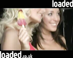 Michelle Marsh and Lyndsey Strutts Loaded Tit to Tit photoshoot