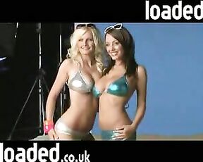 Michelle Marsh and Lyndsey Strutts Loaded Tit to Tit photoshoot