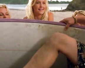 The Three Swedes Topless in Surf School!