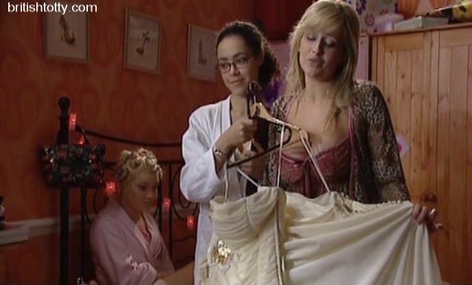 Cleavage from Hollyoaks!