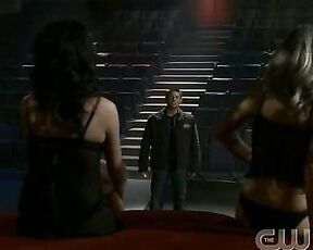 Elena Esolova, Angela Case and Mashiah Vaughn-Hulbert in skimpy clothes from Supernatural s2ep15!