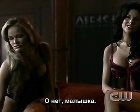 Elena Esolova, Angela Case and Mashiah Vaughn-Hulbert in skimpy clothes from Supernatural s2ep15!