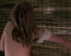 slight see-through jumping in bed and Topless from behind in Eternal Sunshine (HDTV)!