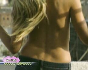 Topless Video Shoot From Access Hollywood!