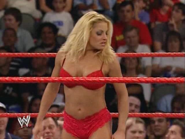 in red Underwear on WWE Raw!