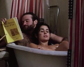 Naked in the tub with a guy from Moscow on the Hudson HDTV!