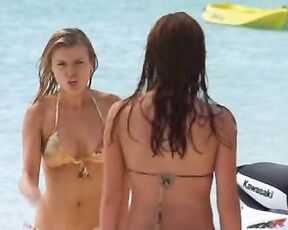 Joanna Krupa and Tawny Sablan in Bikinis from Max Havoc: Curse of the Dragon!