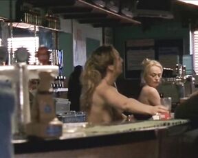 Susie Porter, Victoria Thaine and Unknown Nude behind a counter and in bed in Caterpillar Wish!